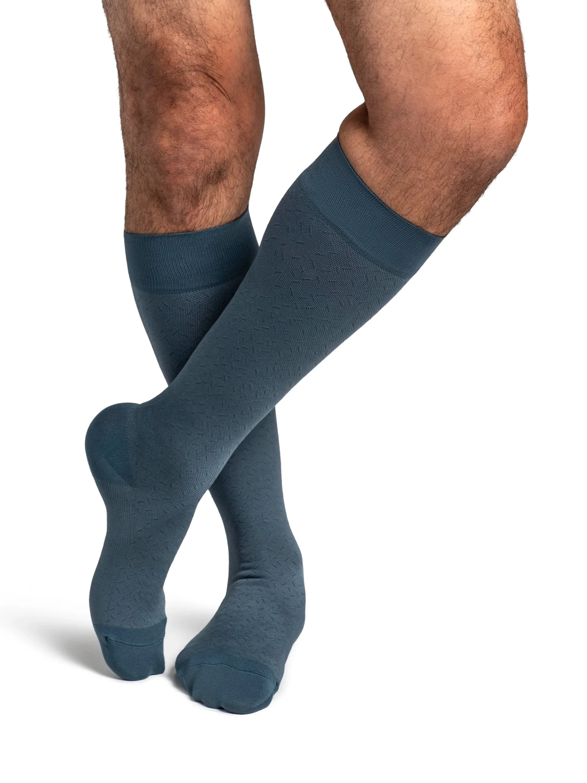 Sigvaris Microfiber Patterns Men's Knee High 20-30 mmHg