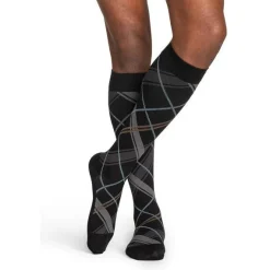 Sigvaris Microfiber Patterns Men's Knee High 20-30 mmHg