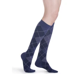 Sigvaris Microfiber Patterns Women's Knee High 20-30 mmHg