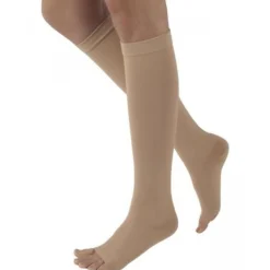Sigvaris Natural Rubber Knee High 40-50 mmHg, Open Toe