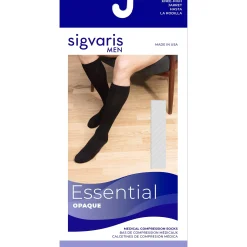 Sigvaris Opaque Men's Knee High 20-30 mmHg