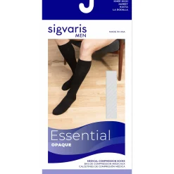 Sigvaris Opaque Men's Knee High 30-40 mmHg
