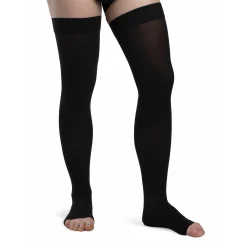 Sigvaris Opaque Thigh High 20-30 mmHg, Open Toe