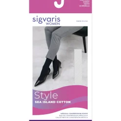 Sigvaris Sea Island Cotton Women's Knee High 20-30 mmHg