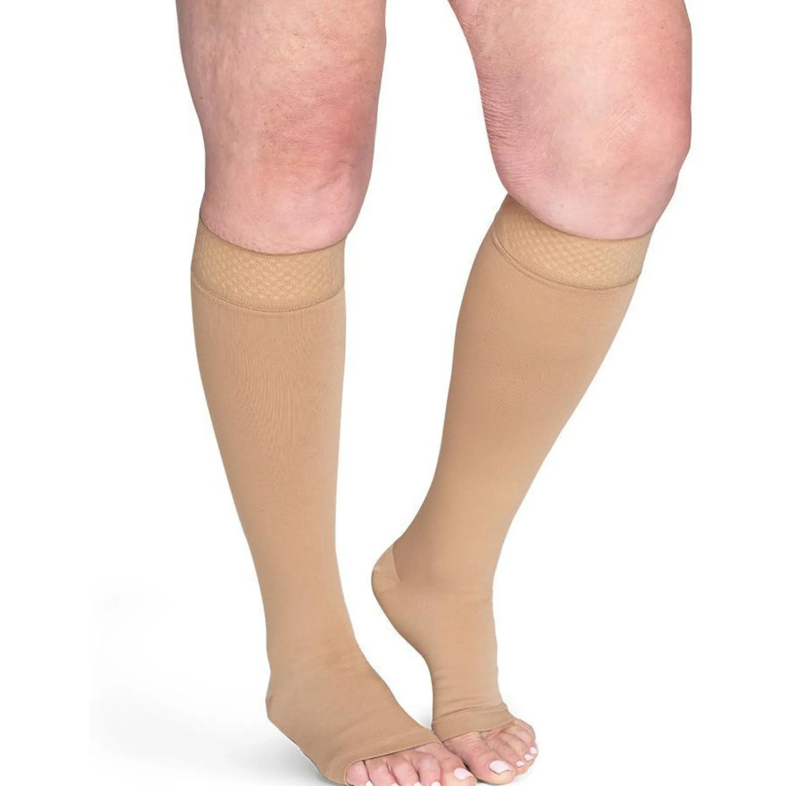 Sigvaris Secure Knee High 20-30 mmHg, Open Toe