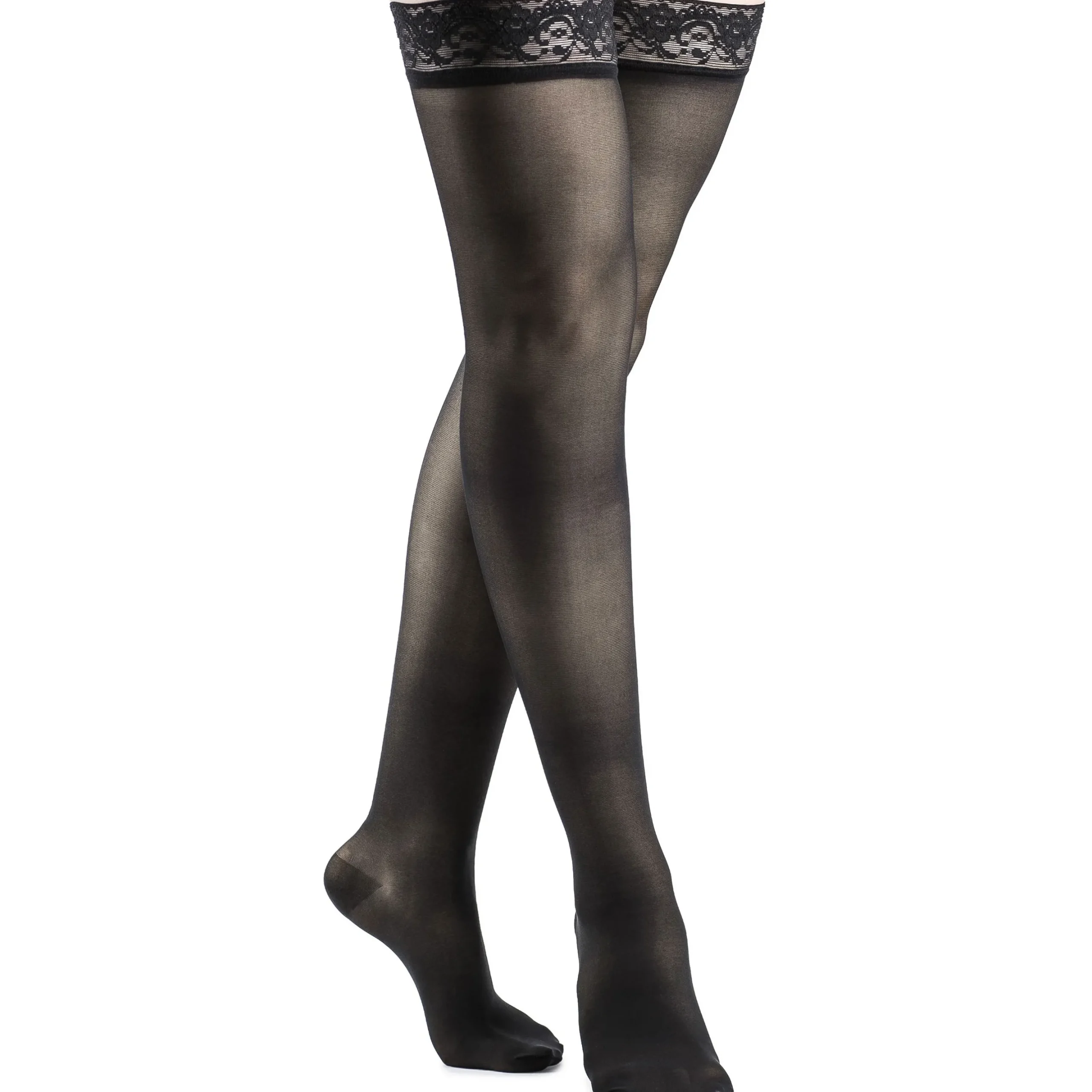 Sigvaris Sheer Fashion Women's Thigh High 15-20 mmHg