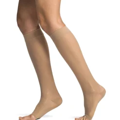 Sigvaris Sheer Women's Knee High 30-40 mmHg, Open Toe