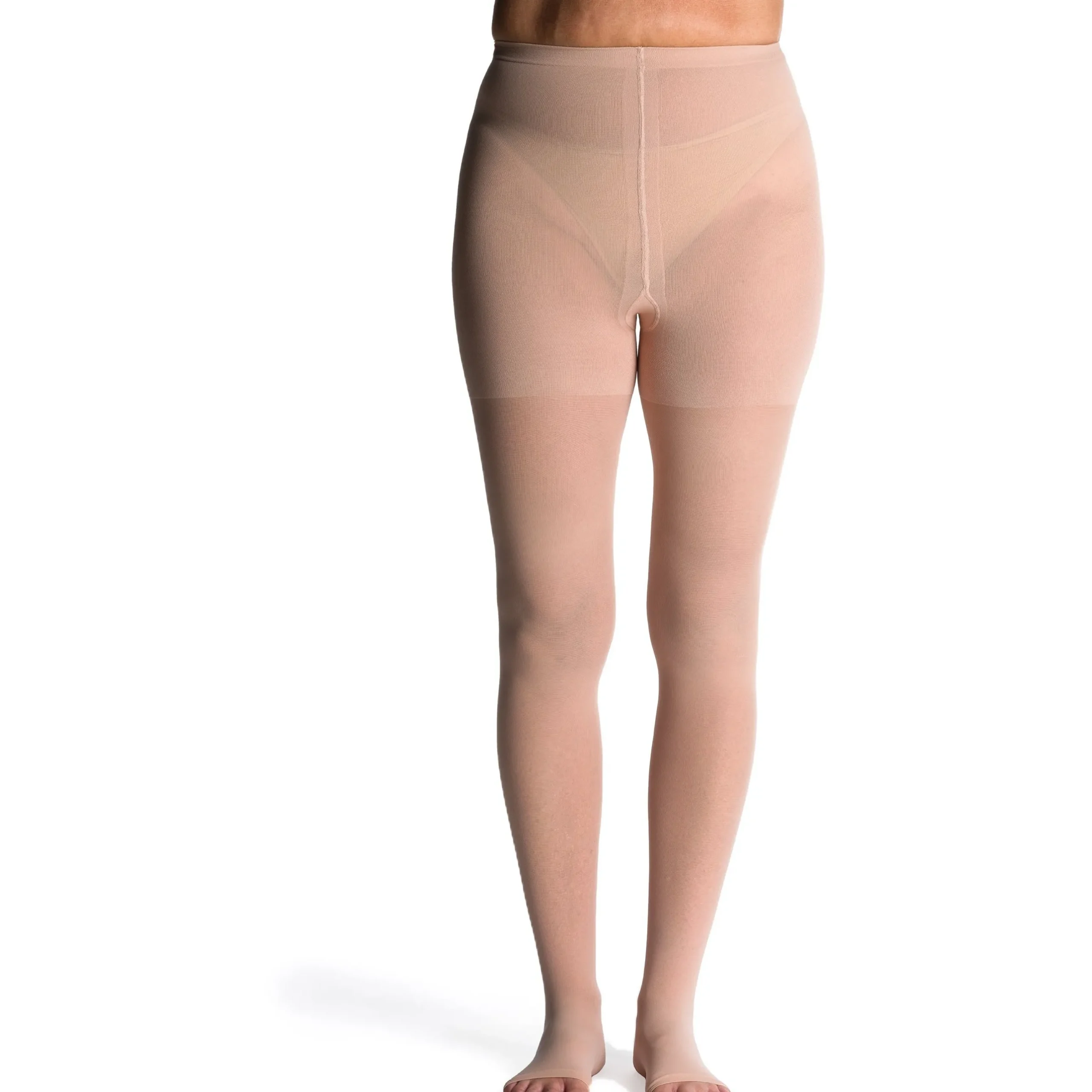 Sigvaris Sheer Women's Pantyhose 15-20 mmHg, Open Toe