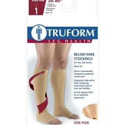 TRUFORM® Knee High 30-40 mmHg, Open Toe