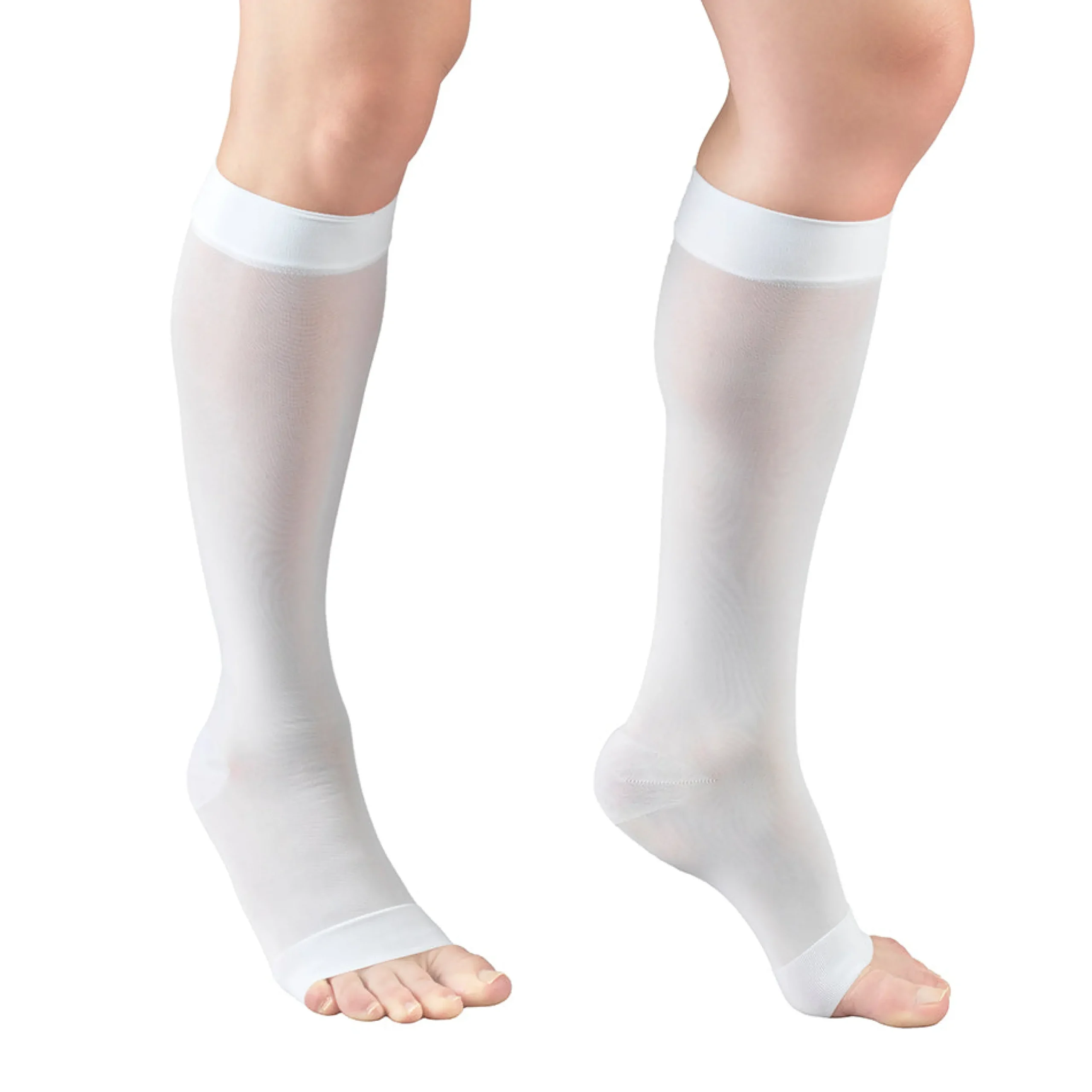 TRUFORM® Lites Women's Knee High 15-20 mmHg, Open Toe