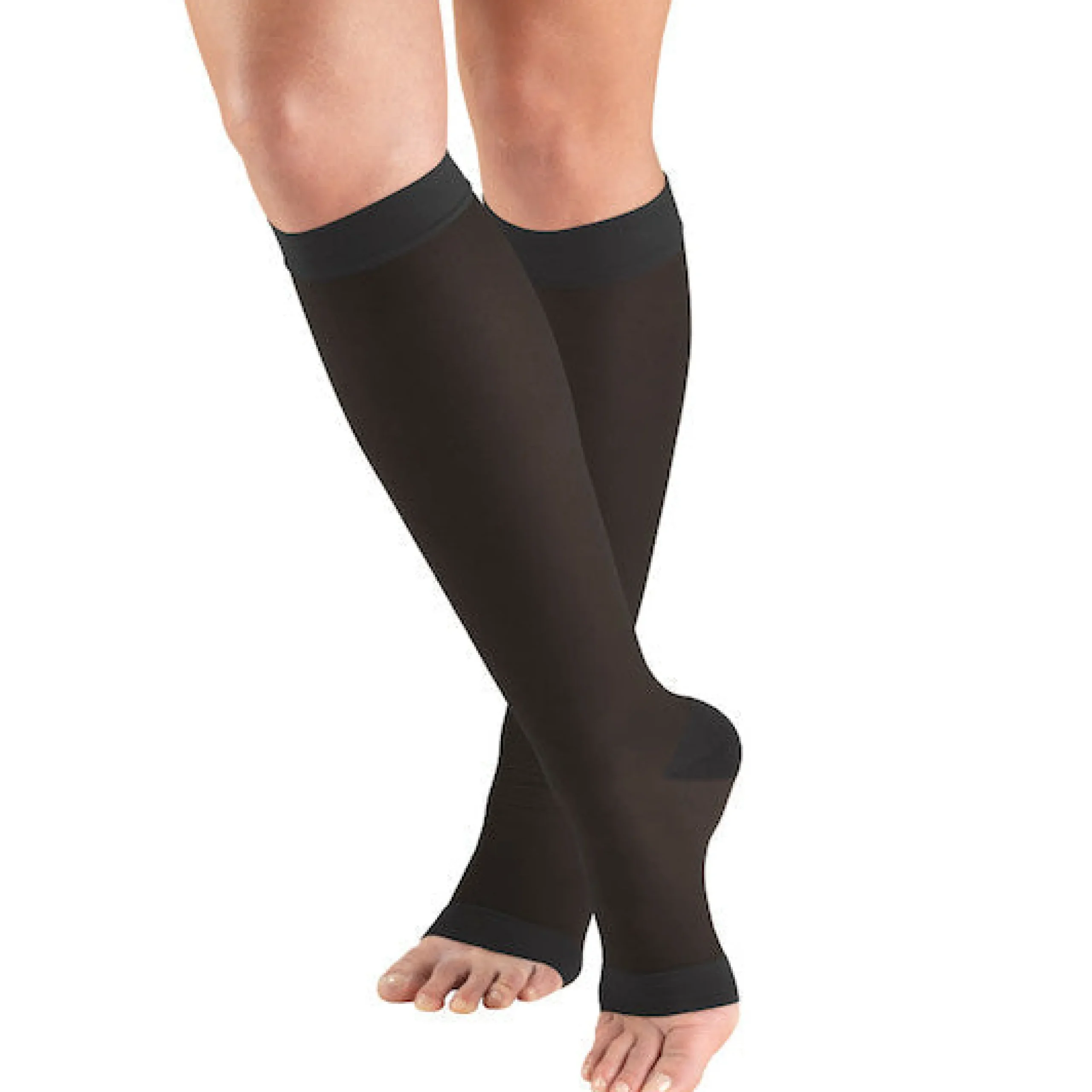 TRUFORM® Lites Women's Knee High 15-20 mmHg, Open Toe