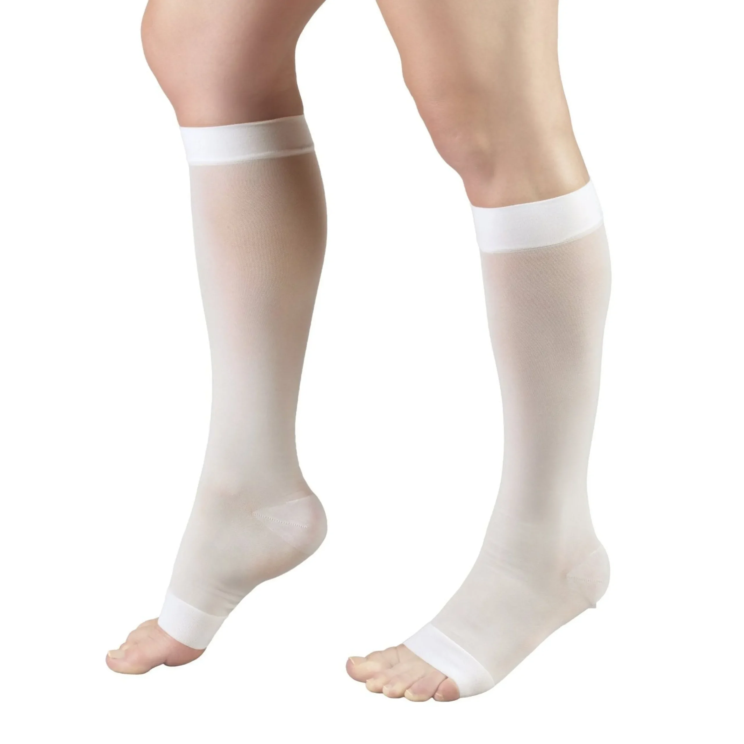 TRUFORM® Lites Women's Knee High 15-20 mmHg, Open Toe