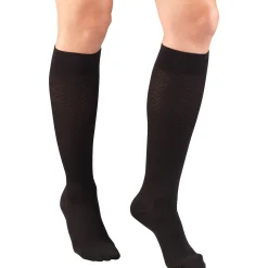 TRUFORM® Women's Trouser Knee High 15-20 mmHg, Diamond Pattern